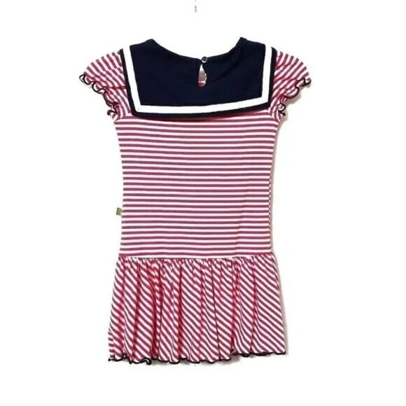 Dollie & Me Nautical Dress Girls Size 7 - Picture 2 of 8